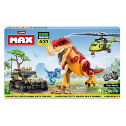 Juego de Construcción Max Dino Zuru con Figuras y Accesorios (592 piezas) - Para mayores de 6 años