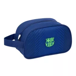 Neceser FC Barcelona Navy Blue - Escolar Infantil Mediano, Adaptable a Carro, 26x12x15 cm