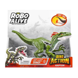 Muñeco Robo Alive Dino Action Raptor - Juguete Dinosaurio Robótico - ZURU