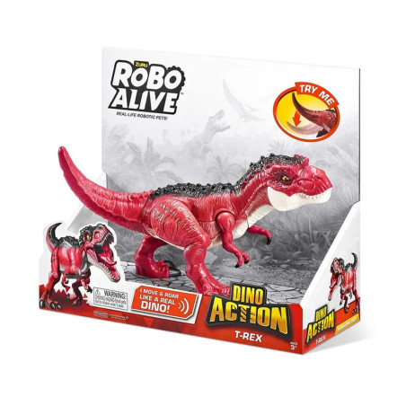 Dinosaurio de juguete Robo Alive Dino Action T-Rex Robótico - ZURU