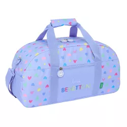 Bolsa de Deporte Resistente Benetton Lila