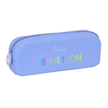Estuche Cuadrado Silicona Benetton Lila