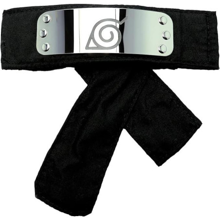 Naruto Bandana Negra con símbolo de Konoha - Merchandising Oficial Naruto Shippuden - ABYstyle