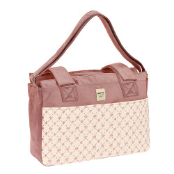 Bolso para carrito de bebé rosa empolvado colección Maternidad MUM Marsala 2024 Safta