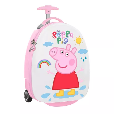 Maleta de Viaje Infantil 16" Peppa Pig Ice Cream