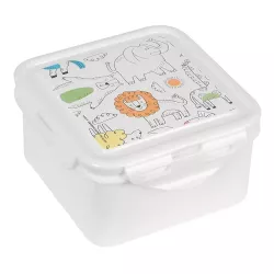 Fiambrera Preescolar Zoo - Resistente y segura - Ideal para niños - Diseño de animales - Marca Safta