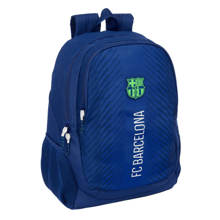 Mochila Escolar Infantil FC Barcelona Navy Blue, 32x16x44 cm - Licencia Oficial Safta