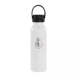 Botella Térmica Real Madrid Blanca 600ml Runbotts – Licencia Oficial Real Madrid CF