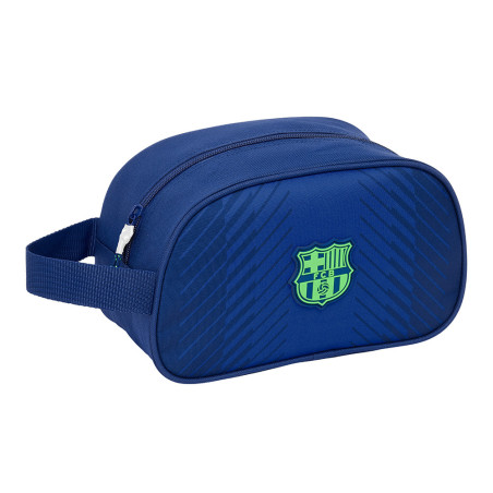 Neceser FC Barcelona Navy Blue - Escolar Infantil Mediano, Adaptable a Carro, 26x12x15 cm