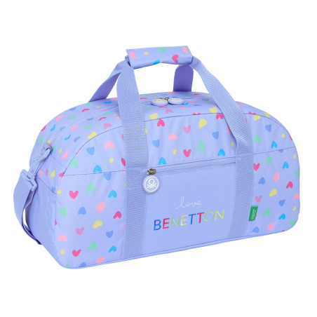 Bolsa de Deporte Resistente Benetton Lila