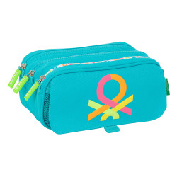 Estuche Escolar Triple Grande Benetton Summer