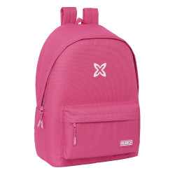 Mochila Doble para Portátil 15,6" con USB Munich Básicos Fucsia