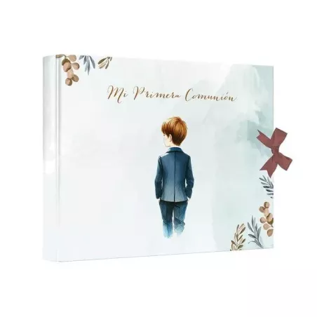 Libro Primera Comunión Niño Horizontal - Arguval
