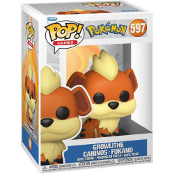 Funko Pop Growlithe Pokemon 597 Pop! GAMES Vinyl Figure Licencia Oficial