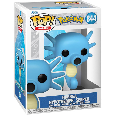 Funko Pop HORSEA Pokemon 844 Pop! GAMES Vinyl Figure Licencia Oficial