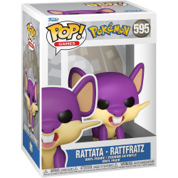 Funko Pop RATTATA Pokemon 595 Pop! GAMES Vinyl Figure Licencia Oficial