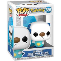 Funko Pop OSHAWOTT Pokemon 886 Pop! GAMES Vinyl Figure Licencia Oficial