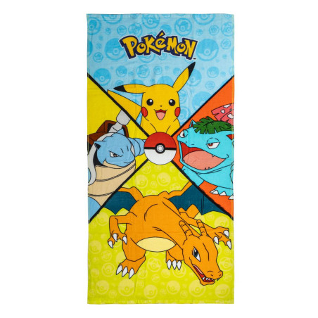 Toalla Pokémon Premium - 100% Algodón - Estampado Pokémon