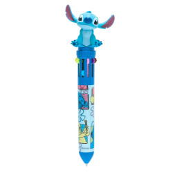 Bolígrafo 10 Colores Stitch Disney – Diseño 3D con Topper – Fans Disney