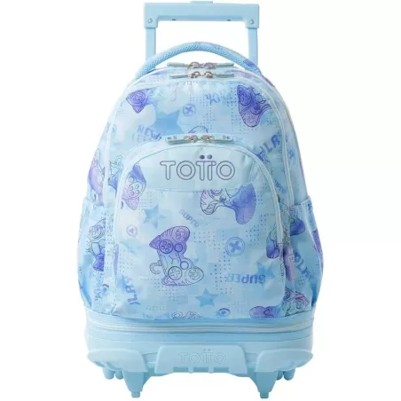 Mochila escolar TOTTO Tiza ruedas desmontables 26L Polar