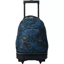 Mochila Escolar TOTTO Tiza 26L Ruedas Urban Graph 15.4”