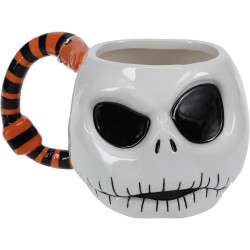 Taza 3D JACK SKELLINGTON Pesadilla Antes de Navidad 550 ml Cerámica Disney Tim Burton