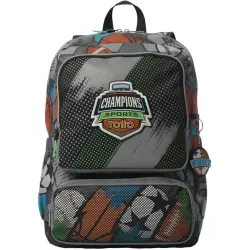 Mochila Infantil TOTTO Multicolor 12L PC 14" Botellero