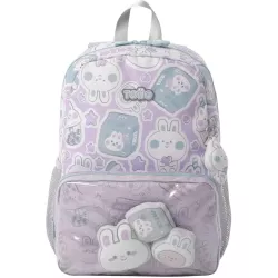 Mochila Infantil TOTTO Kawi M 9L Rosa 2 Compartimentos