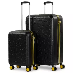 Set 2 Maletas Rígidas Lois Zion ABS TSA USB Negro 110L
