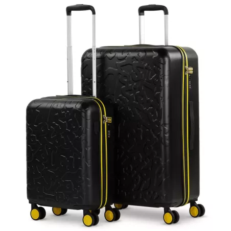 Set 2 Maletas Rígidas Lois Zion ABS TSA USB Negro 110L