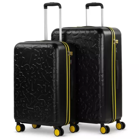 Maletas Rígidas Lois Zion ABS TSA Negras 140L (2 Piezas)