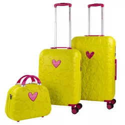 Set Maletas Iconic Verde Agatha Ruiz Prada TSA 360°