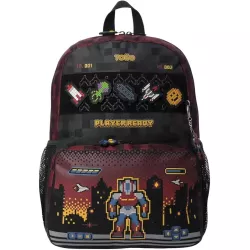 Mochila Infantil TOTTO Digibot M 8-Bit 12.92L Gamer Retro