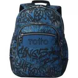 Mochila TOTTO Rayol 19,6L Urban Graph Porta PC 14" Eco RPET