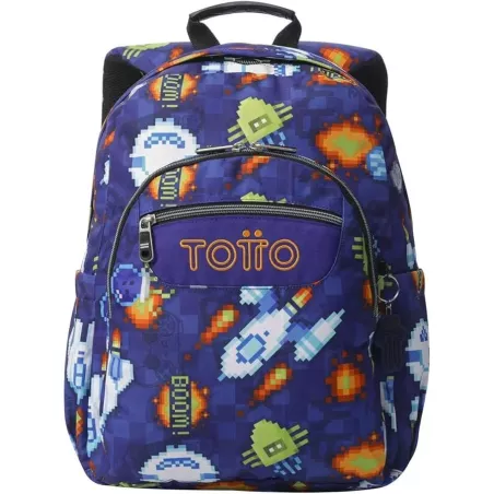 TOTTO Mochila Escolar Space Blue 20L Portátil 14" Eco
