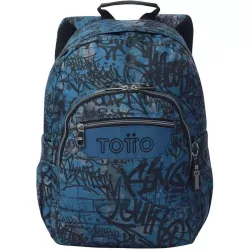 Mochila Escolar TOTTO 20L Urban Graph Portátil 14" Eco