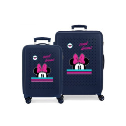 Minnie Mouse Sweet Dreams - Maleta ABS Rígido 4 Ruedas 360 - Candado TSA - Garantía Disney