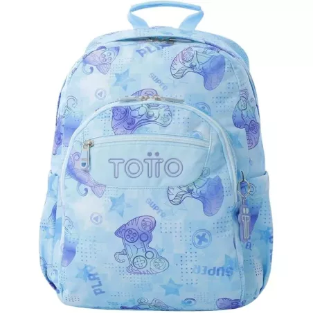 Mochila TOTTO Escolar 20L Adaptable Carro Polar Eco 14"