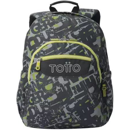 TOTTO Mochila Escolar 20L Portátil 14" Texgrunge Eco