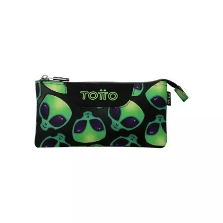 Estuche TOTTO 3 Compartimentos, Resistente, Modelo Tablero